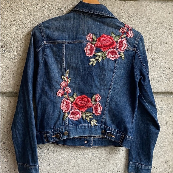 Starling Jackets Jackets & Blazers - Starling Jackets Reworked Embroidered Denim Jacket